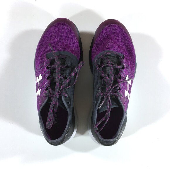 Under Armour Charged Bandit 2 Running Shoes Womens Size 8.5 Purple Gray 1273961 - Picture 4 of 10